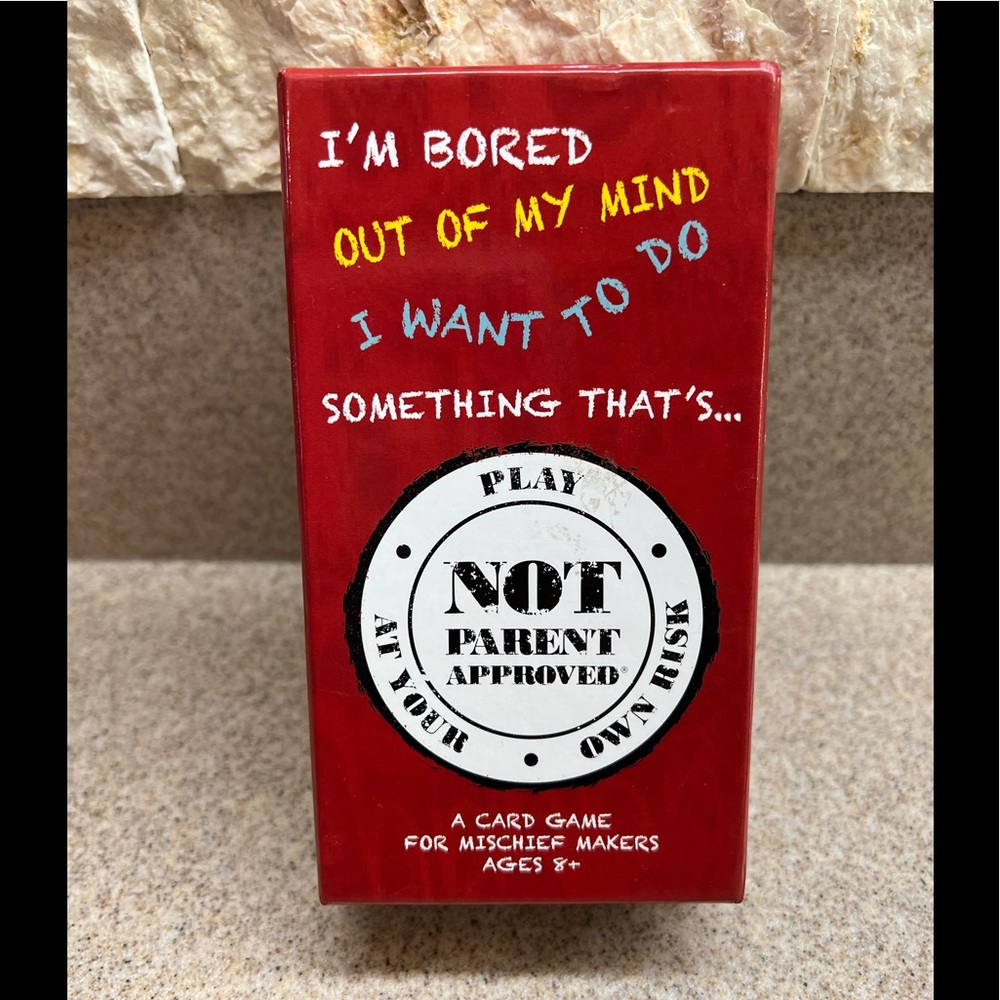 Not Parent Approved: Fun Card Game Kids 8-12, Tweens, Families &Mischief Makers